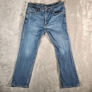 Levi's 505 Jeans Men's‎ 36X29 Blue Regular Straight Denim Relaxed